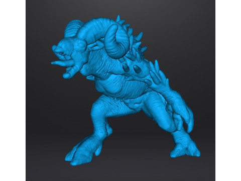 MINIATUROWY MODEL SHEEPSQUATCH DO GRY HORROR LUB FANTASY RPG DND Model do druku 3D