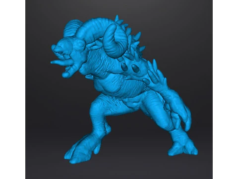SHEEPSQUATCH MINIATURE MODEL FOR HORROR OR FANTASY GAMES RPG DND 3D Print Model
