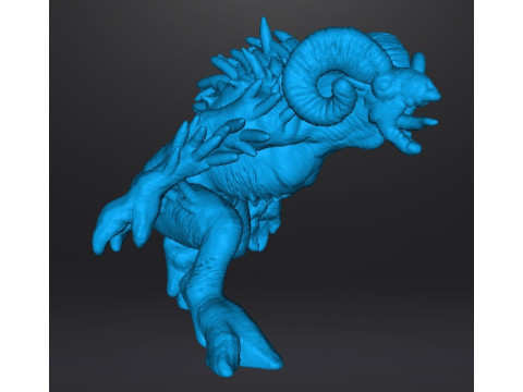 MINIATUROWY MODEL SHEEPSQUATCH DO GRY HORROR LUB FANTASY RPG DND Model do druku 3D