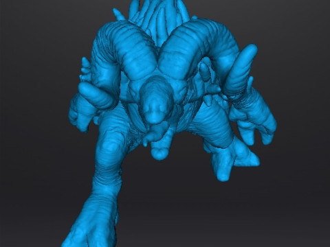 MINIATUROWY MODEL SHEEPSQUATCH DO GRY HORROR LUB FANTASY RPG DND Model do druku 3D