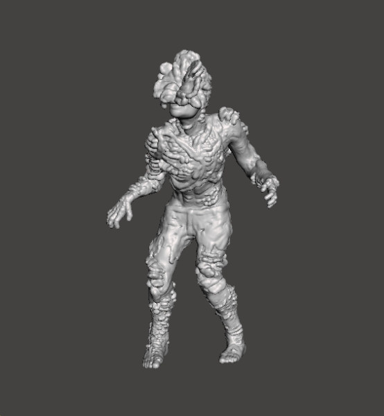 टीएलओयू क्लिकर मिनिएचर मॉडल हॉरर फैंटेसी गेम्स आरपीजी डीएनडी 3D प्रिंट मॉडल .c4d .max .obj .3ds .fbx .stl .blend