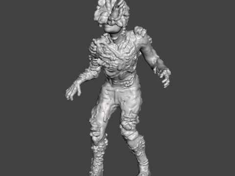 TLOU CLICKER MİNYATÜR MODEL KORKU FANTAZİ OYUNLARI RPG DND 3D Baskı Modeli