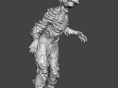 टीएलओयू क्लिकर मिनिएचर मॉडल हॉरर फैंटेसी गेम्स आरपीजी डीएनडी 3D प्रिंट मॉडल