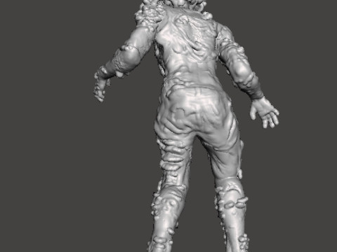 टीएलओयू क्लिकर मिनिएचर मॉडल हॉरर फैंटेसी गेम्स आरपीजी डीएनडी 3D प्रिंट मॉडल