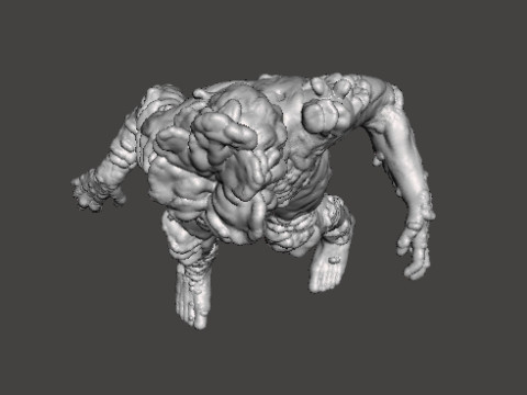 टीएलओयू क्लिकर मिनिएचर मॉडल हॉरर फैंटेसी गेम्स आरपीजी डीएनडी 3D प्रिंट मॉडल