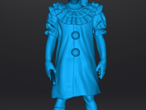 हॉरर या फंतासी गेम आरपीजी डीएनडी के लिए टेरिफायर पेल गर्ल मिनिएचर मॉडल 3D प्रिंट मॉडल