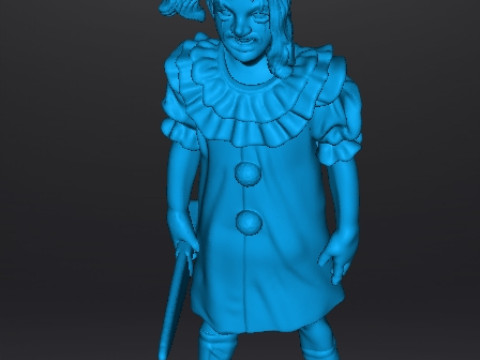 हॉरर या फंतासी गेम आरपीजी डीएनडी के लिए टेरिफायर पेल गर्ल मिनिएचर मॉडल 3D प्रिंट मॉडल