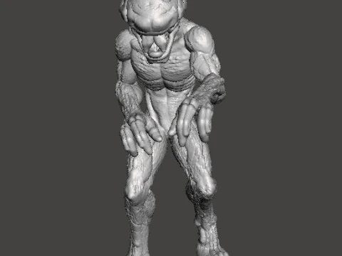 TOP HEAVY MODEL FIGURE FOR HORROR AND FANTASY GAMES RPG DND 3D Print Model