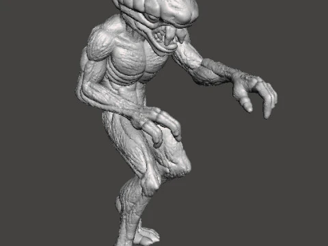 TOP HEAVY MODEL FIGURE FOR HORROR AND FANTASY GAMES RPG DND 3D Print Model