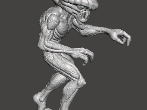 TOP HEAVY MODEL FIGURE FOR HORROR AND FANTASY GAMES RPG DND 3D Print Model