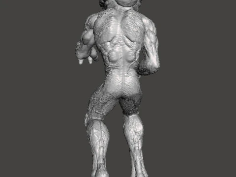 TOP HEAVY MODEL FIGURE FOR HORROR AND FANTASY GAMES RPG DND 3D Print Model