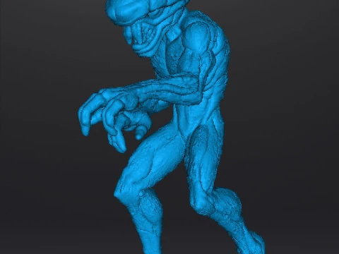 TOP HEAVY MODEL FIGURE FOR HORROR AND FANTASY GAMES RPG DND 3D Print Model