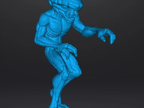 TOP HEAVY MODEL FIGURE FOR HORROR AND FANTASY GAMES RPG DND 3D Print Model