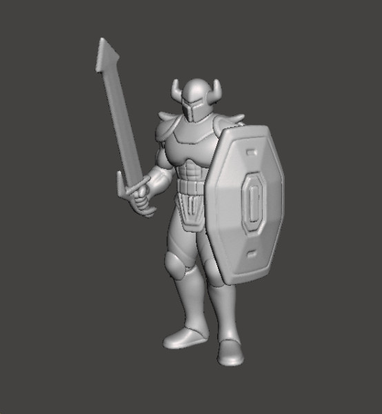 LT BITTER RIDDER MINIATUURMODEL FANTASIESPELLEN RPG DND 3D printmodel .c4d .max .obj .3ds .fbx .stl .blend