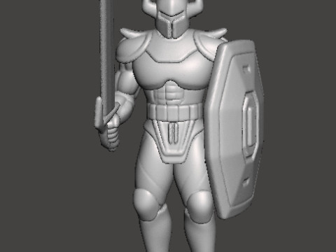 LT BITTER RIDDER MINIATUURMODEL FANTASIESPELLEN RPG DND 3D printmodel