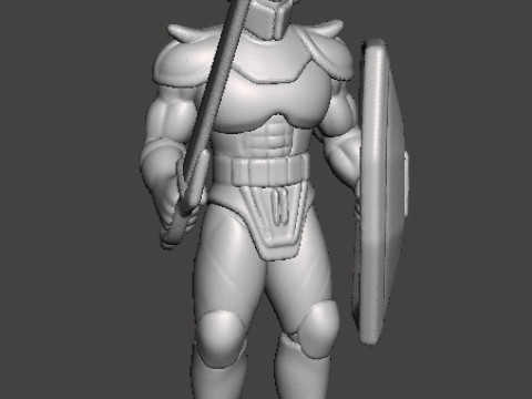 LT BITTER RIDDER MINIATUURMODEL FANTASIESPELLEN RPG DND 3D printmodel