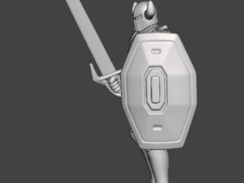 LT BITTER RIDDER MINIATUURMODEL FANTASIESPELLEN RPG DND 3D printmodel