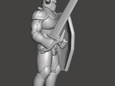 LT BITTER RIDDER MINIATUURMODEL FANTASIESPELLEN RPG DND 3D printmodel