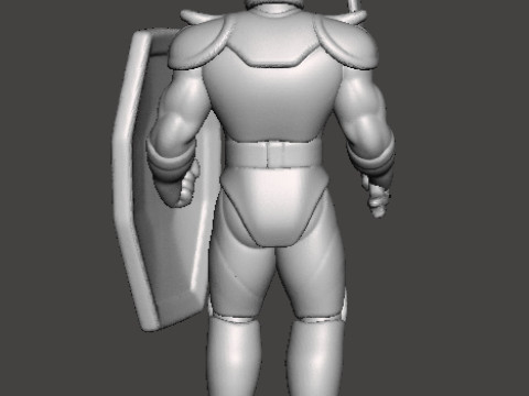 LT BITTER RIDDER MINIATUURMODEL FANTASIESPELLEN RPG DND 3D printmodel