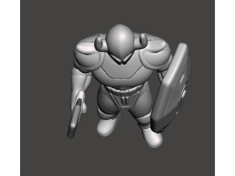 LT BITTER RIDDER MINIATUURMODEL FANTASIESPELLEN RPG DND 3D printmodel