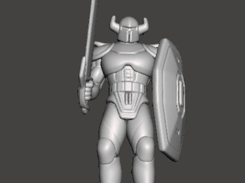 LT BITTER RIDDER MINIATUURMODEL FANTASIESPELLEN RPG DND 3D printmodel