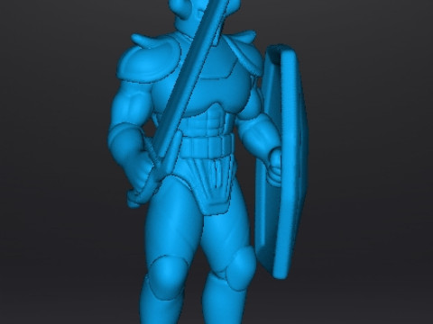 LT BITTER RIDDER MINIATUURMODEL FANTASIESPELLEN RPG DND 3D printmodel