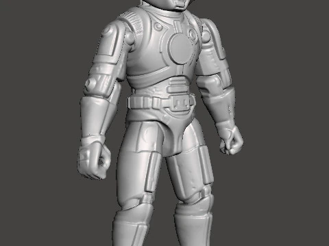 CAPTAIN POWER DREAD TROOPER COMMANDER PROTOTYPE TOY 4 INCH FIGURE 3D Print Model