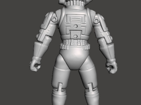 CAPTAIN POWER DREAD TROOPER COMMANDER PROTOTYPE JOUET FIGURE 4 POUCES Modèles 3D en vedette