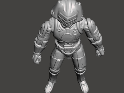 CAPTAIN POWER DREAD TROOPER COMMANDER PROTOTYPE JOUET FIGURE 4 POUCES Modèles 3D en vedette