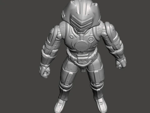 CAPTAIN POWER DREAD TROOPER COMMANDER PROTOTYPE TOY 4 INCH FIGURE 3D Print Model