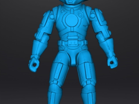 CAPTAIN POWER DREAD TROOPER COMMANDER PROTOTYPE JOUET FIGURE 4 POUCES Modèles 3D en vedette