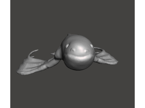 NINGEN CRYPTID 微型模型，适用于恐怖或奇幻游戏角色扮演游戏 DND 3D 打印模型