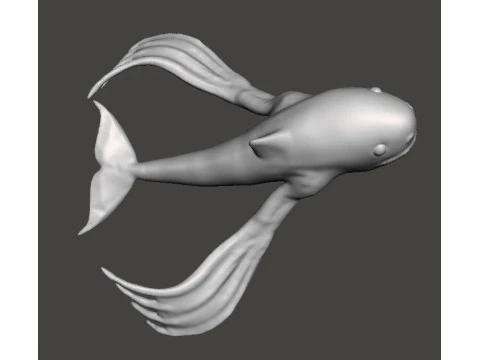 NINGEN CRYPTID MINIATURE MODEL FOR HORROR OR FANTASY GAMES RPG DND 3D Print Model
