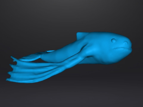 NINGEN CRYPTID 微型模型，适用于恐怖或奇幻游戏角色扮演游戏 DND 3D 打印模型