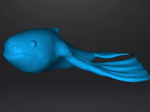 NINGEN CRYPTID MINIATURE MODEL FOR HORROR OR FANTASY GAMES RPG DND 3D Print Model