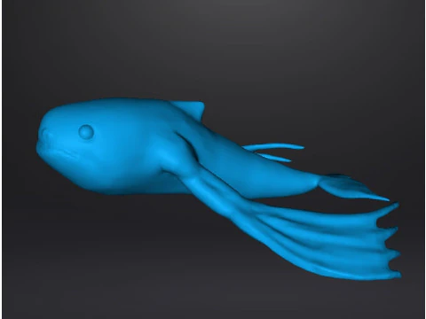 NINGEN CRYPTID MINIATURE MODEL FOR HORROR OR FANTASY GAMES RPG DND 3D Print Model