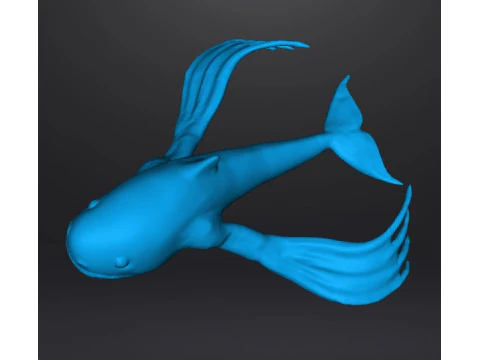 NINGEN CRYPTID MINIATURE MODEL FOR HORROR OR FANTASY GAMES RPG DND 3D Print Model