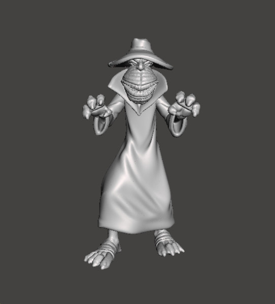 THE GRUNDEL THE REAL GHOSTBUSTERS MODELLO IN MINIATURA PER GIOCHI FANTASY O HORROR RPG DND Modello di stampa 3D .c4d .max .obj .3ds .fbx .stl .blend 