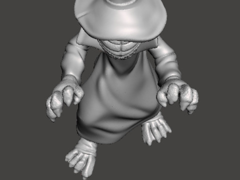 THE GRUNDEL THE REAL GHOSTBUSTERS MODELLO IN MINIATURA PER GIOCHI FANTASY O HORROR RPG DND Modello di stampa 3D