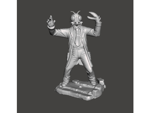 FLY 1958 恐怖或奇幻游戏角色扮演游戏 DND 微型模型 3D 打印模型