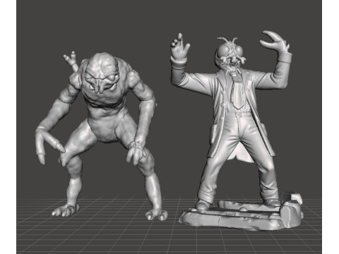 MODELLO IN MINIATURA THE FLY 1958 PER GIOCHI HORROR O FANTASY RPG DND Modello di stampa 3D