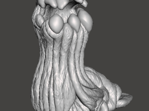 NOBU MINIATURE MODEL FIGURE FOR HORROR AND FANTASY GAMES RPG DND 3D Print Model