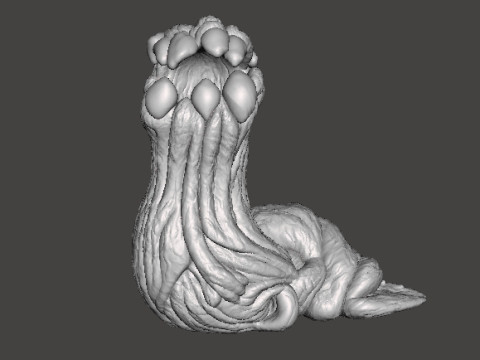 NOBU MINIATURE MODEL FIGURE FOR HORROR AND FANTASY GAMES RPG DND 3D Print Model