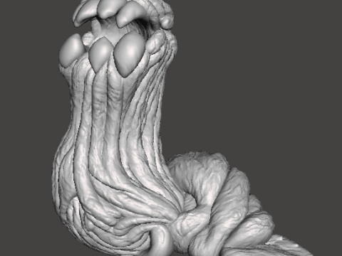 NOBU MINIATURE MODEL FIGURE FOR HORROR AND FANTASY GAMES RPG DND 3D Print Model