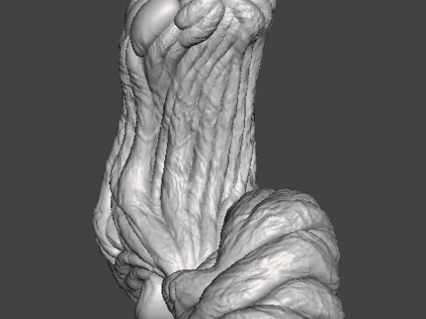 NOBU MINIATURE MODEL FIGURE FOR HORROR AND FANTASY GAMES RPG DND 3D Print Model