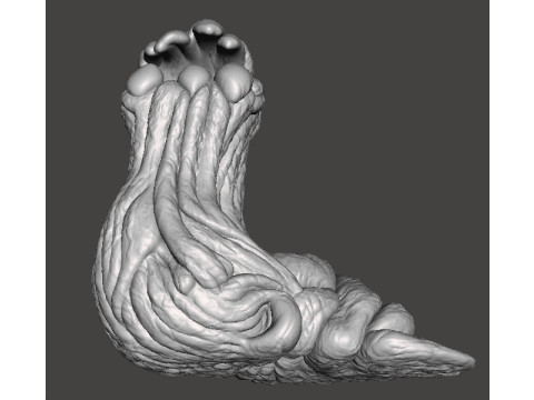 NOBU MINIATURE MODEL FIGURE FOR HORROR AND FANTASY GAMES RPG DND 3D Print Model