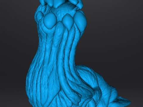 NOBU MINIATURE MODEL FIGURE FOR HORROR AND FANTASY GAMES RPG DND 3D Print Model