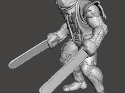 KORKU VE FANTAZİ OYUNLARI İÇİN BÜYÜK ADAM MİNYATÜR MODEL FİGÜR RPG DND 3D Baskı Modeli