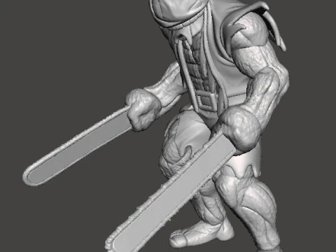 FIGURA MODELLO IN MINIATURA DI BIGGY MAN PER GIOCHI HORROR E FANTASY RPG DND Modello di stampa 3D