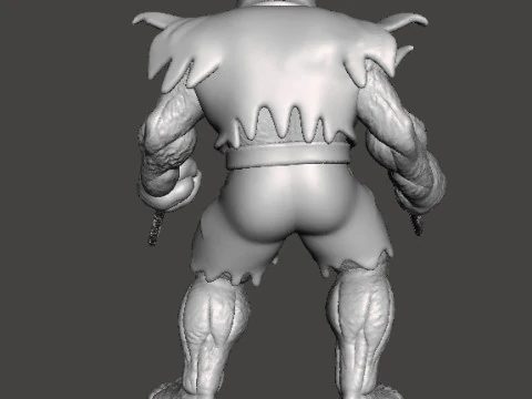 FIGURA MODELLO IN MINIATURA DI BIGGY MAN PER GIOCHI HORROR E FANTASY RPG DND Modello di stampa 3D